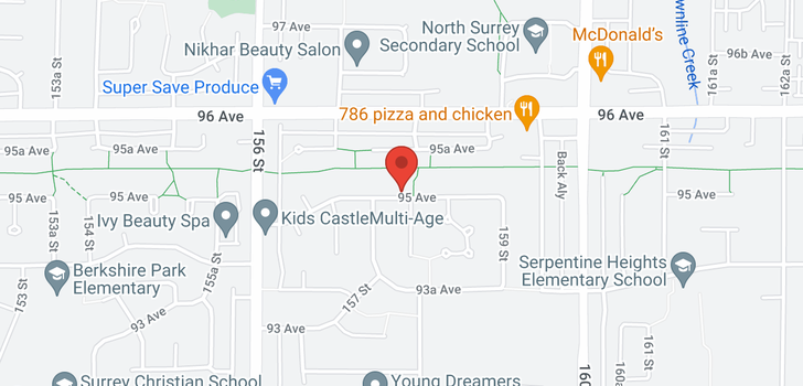 map of 15775 95 AVENUE